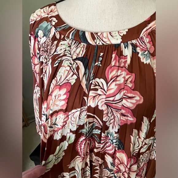 Leandra Pleated Midi Dress - NWT, size XL - Picture 8 of 14